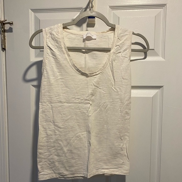 EVERLANE The Beach Tank in Bone - Picture 2 of 2